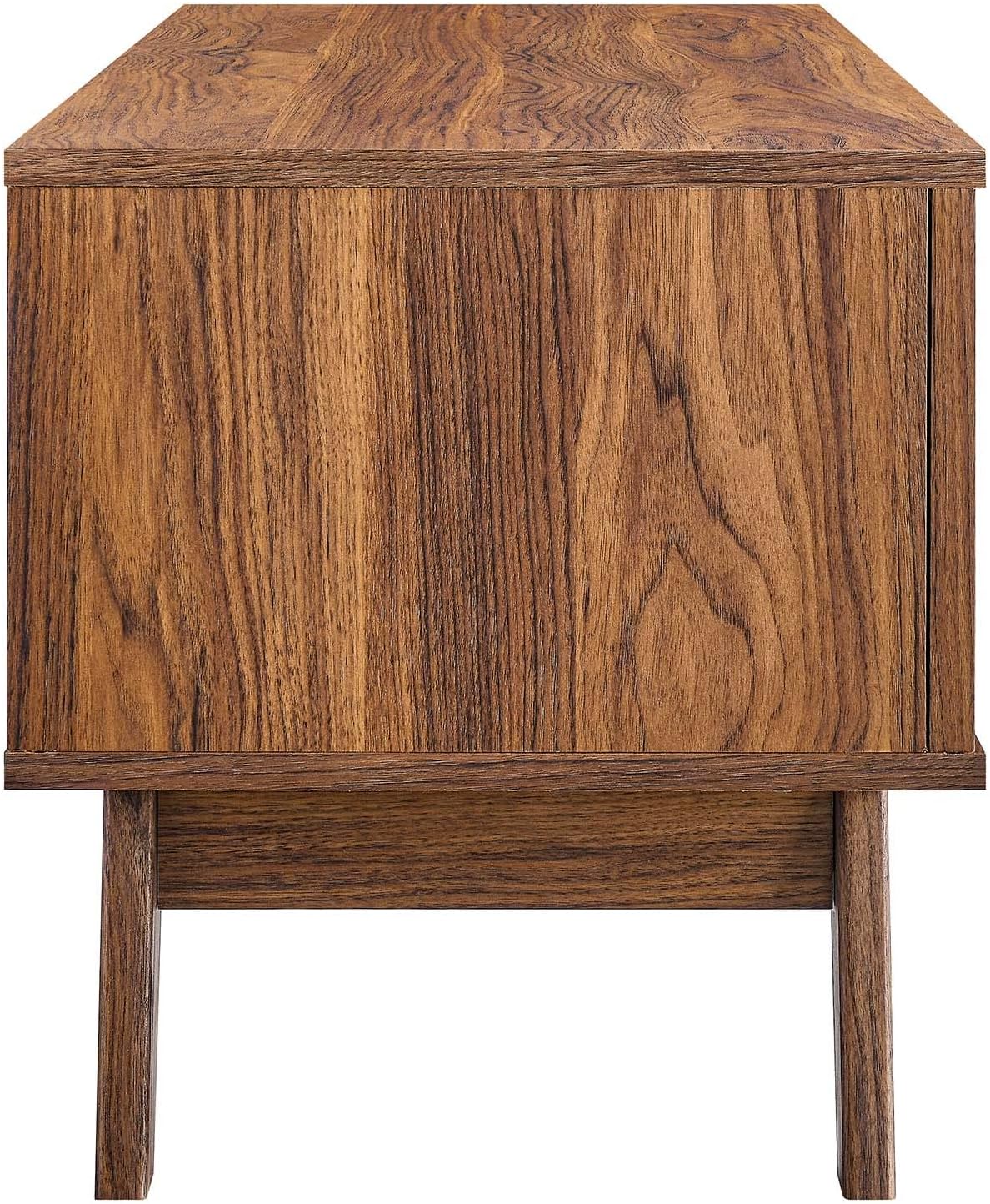 Modway Soma 47" Rattan TV Stand in Walnut