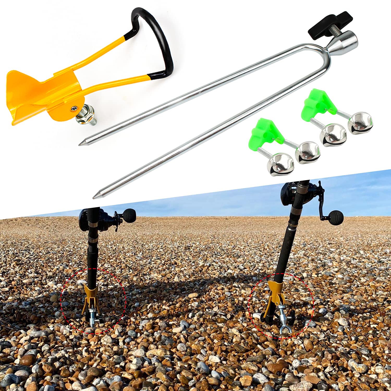 Clips De Canne à Pêche Réglable, 2 Pièces Support De Canne à