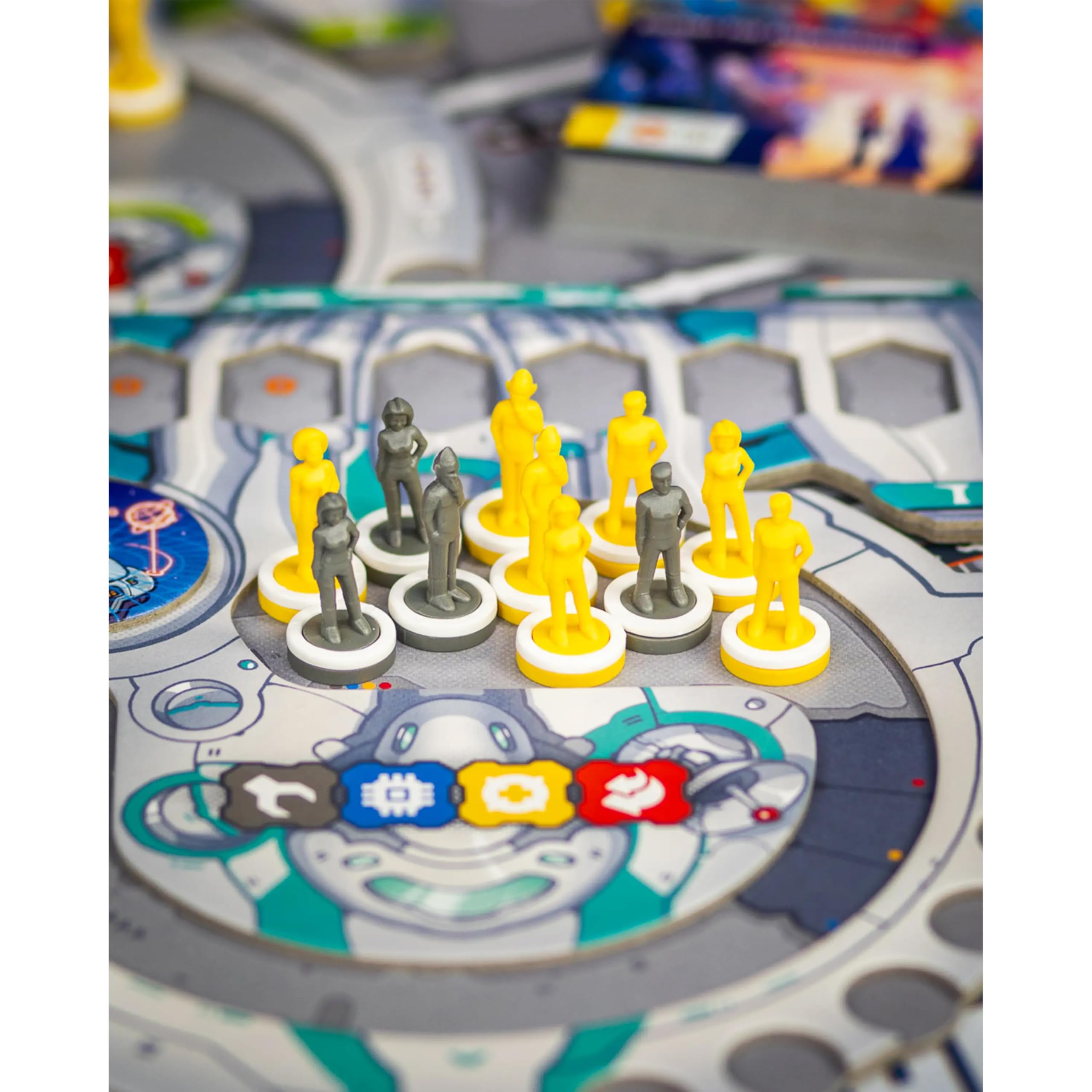 Czech Games Edition Starship Captains - Innovatives Brettspiel im Weltraum - Deutsch - 1-4 Spieler - Ab 12 Jahren