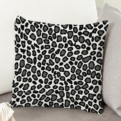 Vista 179 de Funda de cojín con estampado de guepardo rosa intenso, cojín cuadrado con estampado de animales fucsia, funda de almohada decorativa para el hogar
