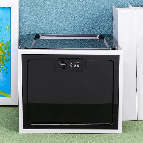 Miniatura 4 de Yalikop Caja con cerradura para medicamentos seguros Caja de almacenamiento transparente con cerradura para medicamentos, aperitivos, alimentos y
