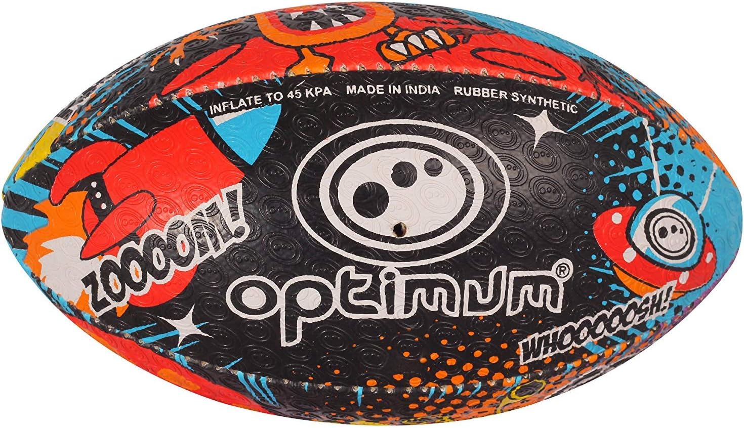 OPTIMUM Ballon de Rugby Dino City, DinoCity, Taille 3 Unisex-Adult ...