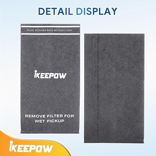 Miniatura 6 de CMXZVBE38737 - Paquete de 12 bolsas de filtro para aspiradora CRAFTSMAN de 2 a 2.5 galones CMXEVBE17678, CMXEVBE17250, 12 bolsas + 3 bandas de