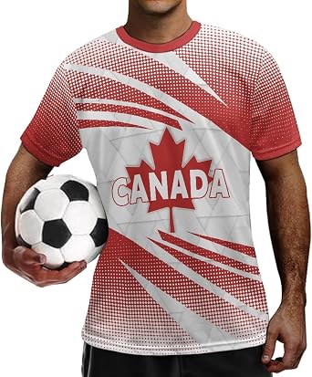 Mens Soccer Jersey for Summer Quick-Dry Size S-4XL