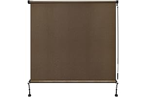 Amagenix Outdoor Roller Shades for Gazebos and Patios, Durable and Stylish Cordless...