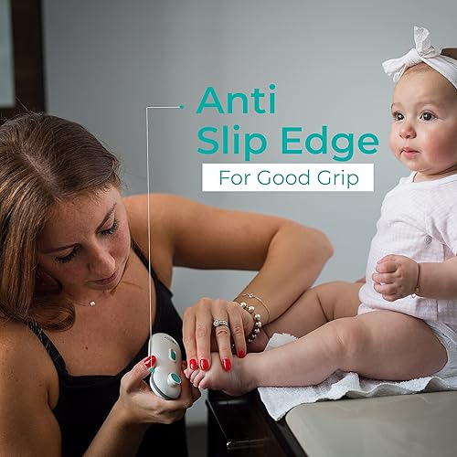 Miniatura 5 de bblüv - Trimö - Cortador de uñas eléctrico para bebés - Lima de uñas para recién nacidos y niños pequeños (de 0 a 12 meses o más), cortaúñas suave y