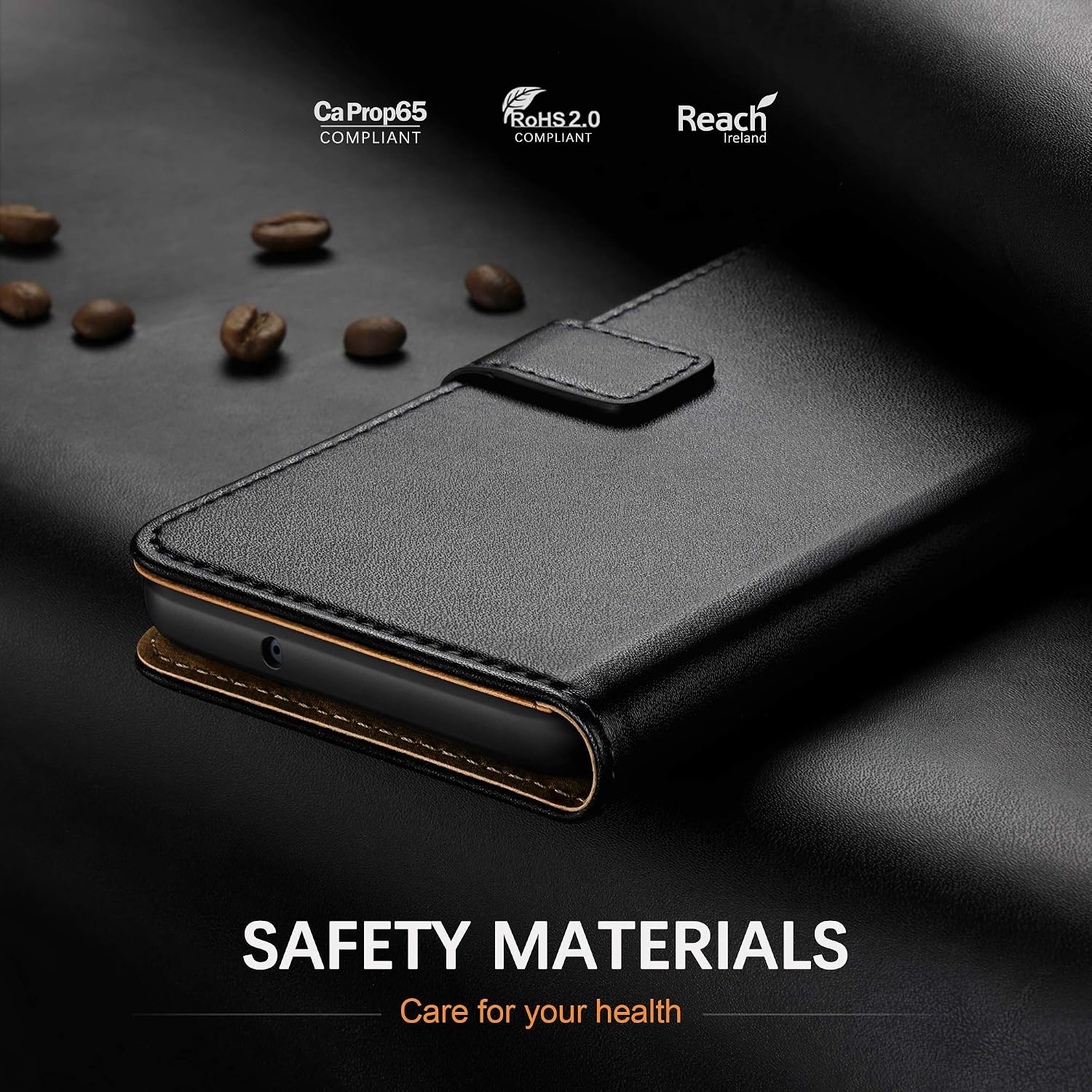 HOOMIL MagFlip Series for Samsung S20 FE Case, [Premium Leather] [First-Class Craftsmanship] [Never Crack] Shockproof Case Cover with Magnetic Closure for Samsung Galaxy S20 FE 6.5 Inch - Black