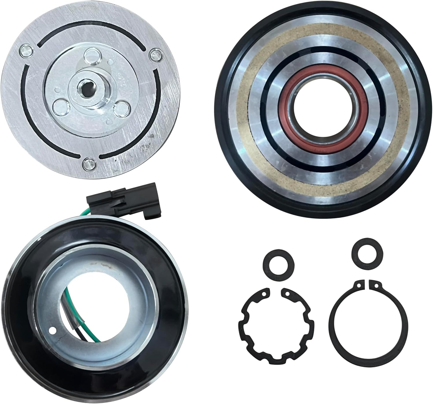 RYC New Automotive Air Conditioning Compressor Clutch AGH337-CL (Fits Ford Explorer 2.3L 2020-2025; Fits Ford Bronco 2.3L 2021-2025; Fits Ford Ranger 2.3L 2024-2025)