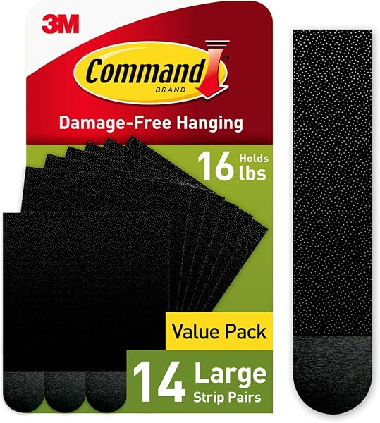 Command PH206BLK-14NA Grote Foto Hangstrips
