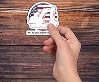 Vista 3 de (3 unidades) Calcomanías personalizadas para casco de excavadora, calcomanías de bandera de Estados Unidos, decoración de casco, parachoques, casco