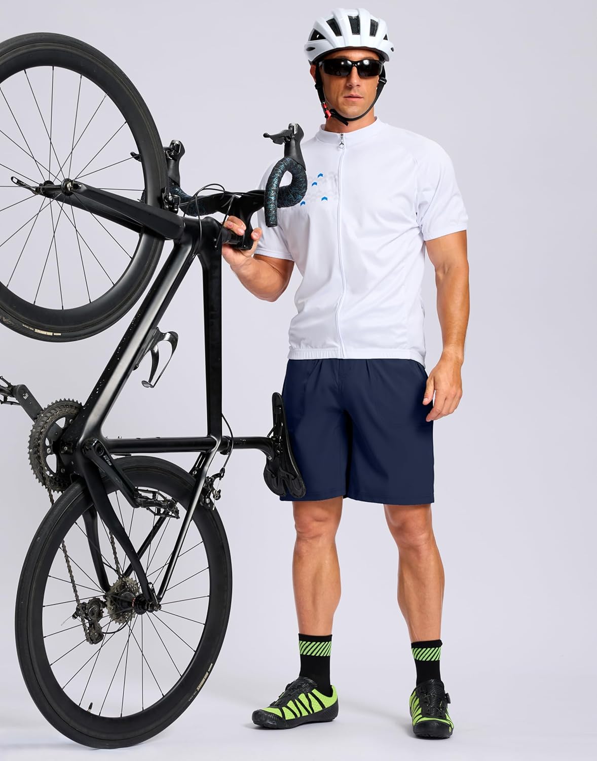 Bikewa Men's Mountain Bike Shorts 4D Padded Baggy Bicycle Biking Riding Lightweight Cycling Shorts with Zipper Pockets - Image 7