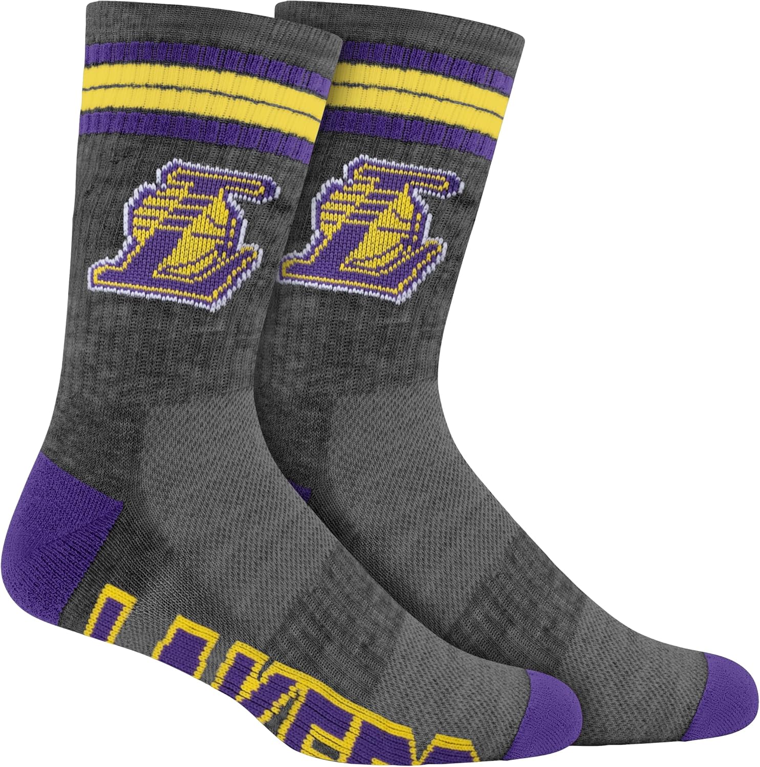 Ultra Game Boys NBA Official Athletic Cushioned Team Crew Socks - 3 Pack - Image 3