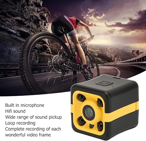 Miniatura 4 de Cámara de acción, grabación en bucle de 1080P, a prueba de polvo, micrófono de sonido HiFi integrado, interfaz micro USB 2.0 de 5 pines, cámara