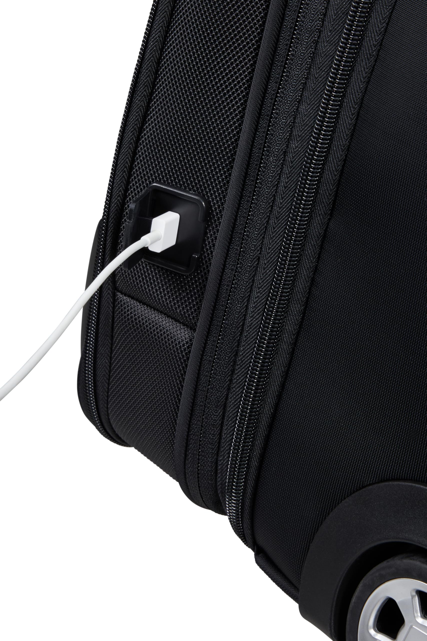 Samsonite Spectrolite 3.0 - Laptoptasche mit Rollen 17.3" mit Smarte Funktionen, Praktische Innenaufteilung, Business Trolley - 37.5/42.5L - Schwarz (Black)