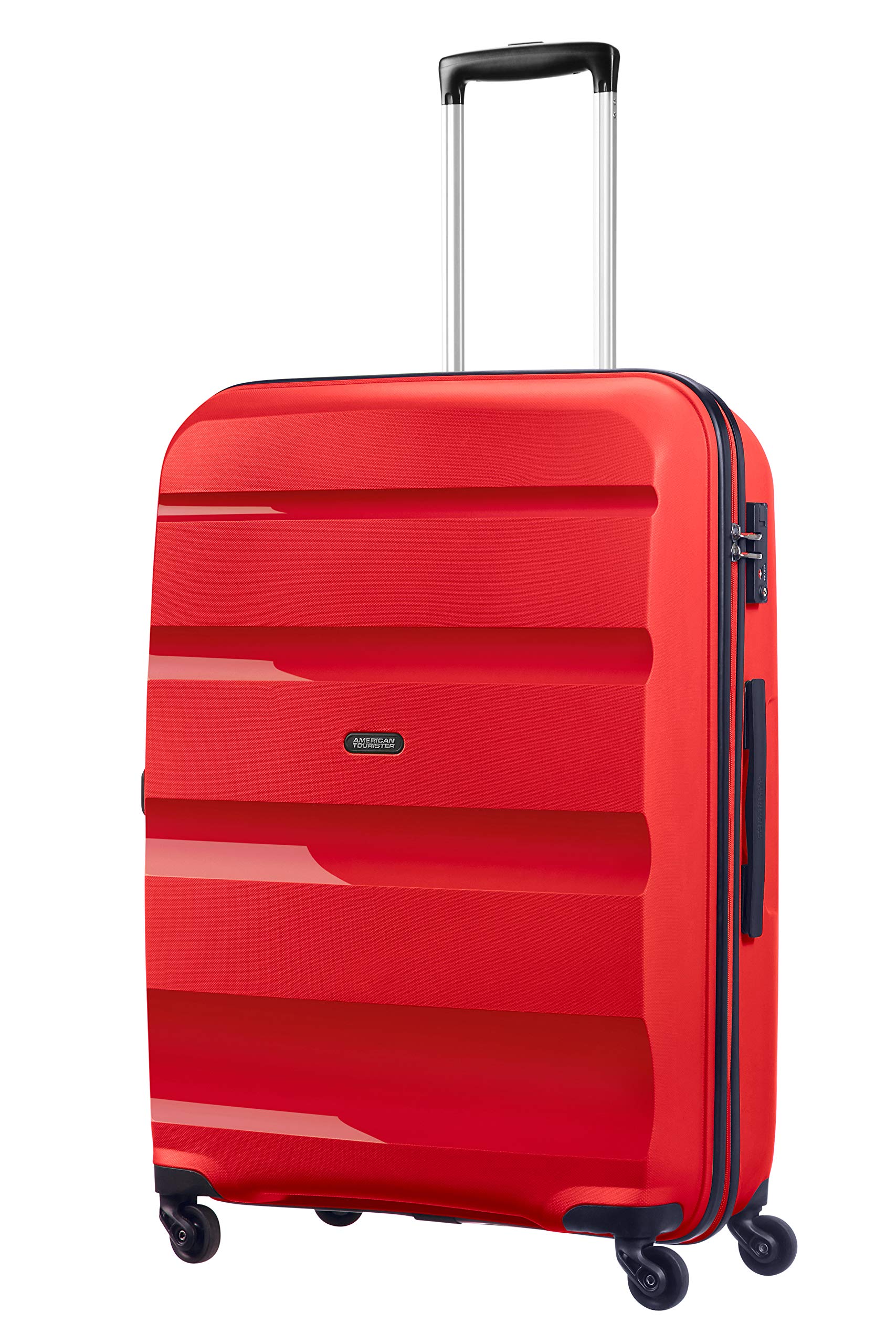 American Tourister BON AIR - Spinner L, Valigia, 75 cm, 91L, Rosso (Magma Red)
