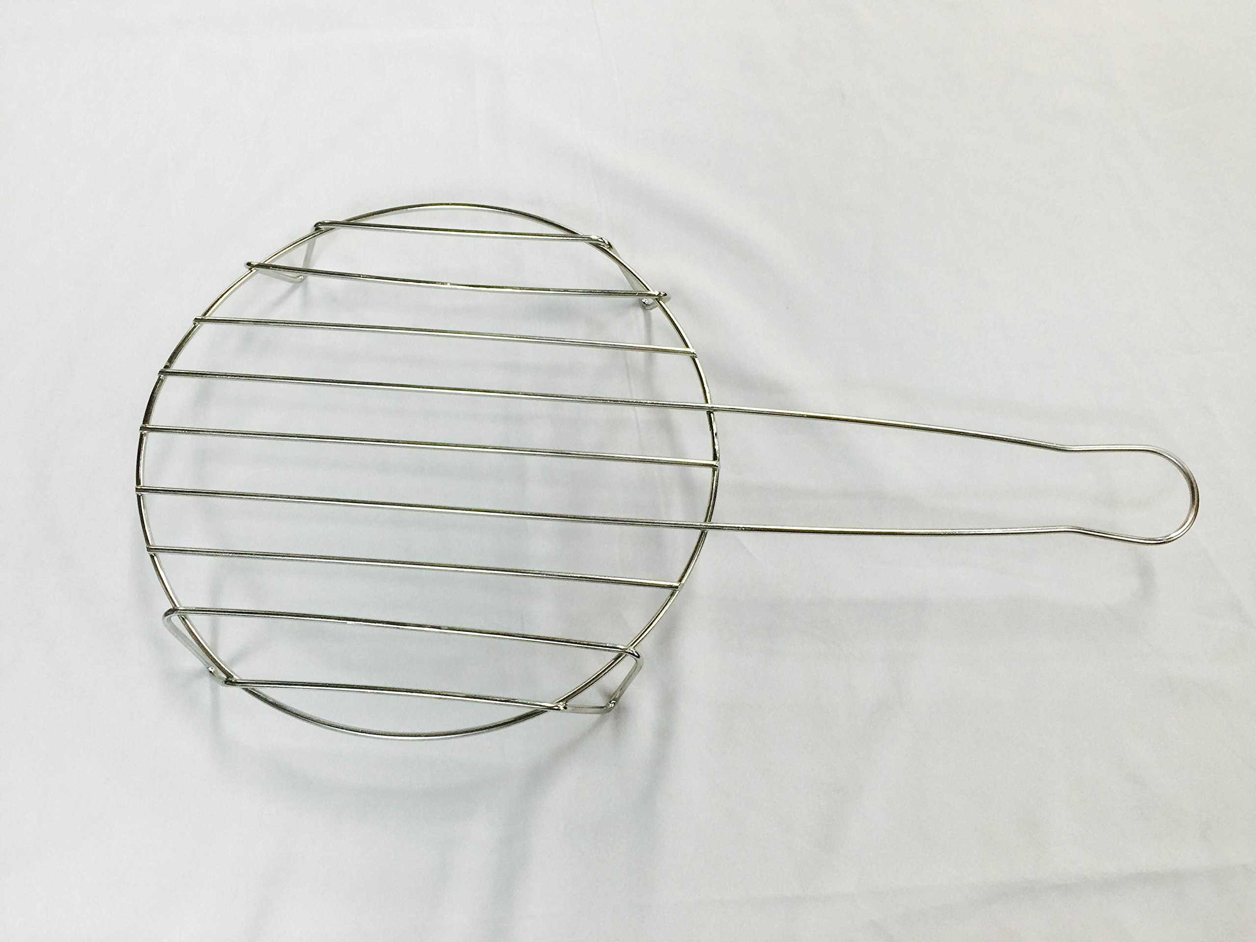 Round Stainless Steel Wire Roaster Roti Jari, Papad Grill, Chapati