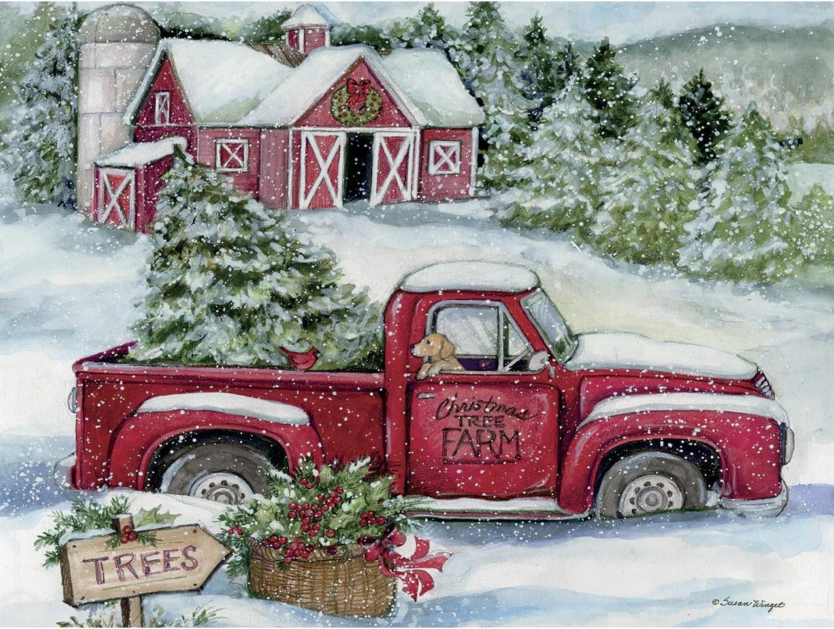LANG Santa's Truck 500 Piece Jigsaw Puzzle