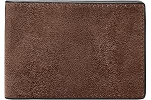 Fossil Men's Leather Slim Minimalist Bifold Front Pocket Wallet