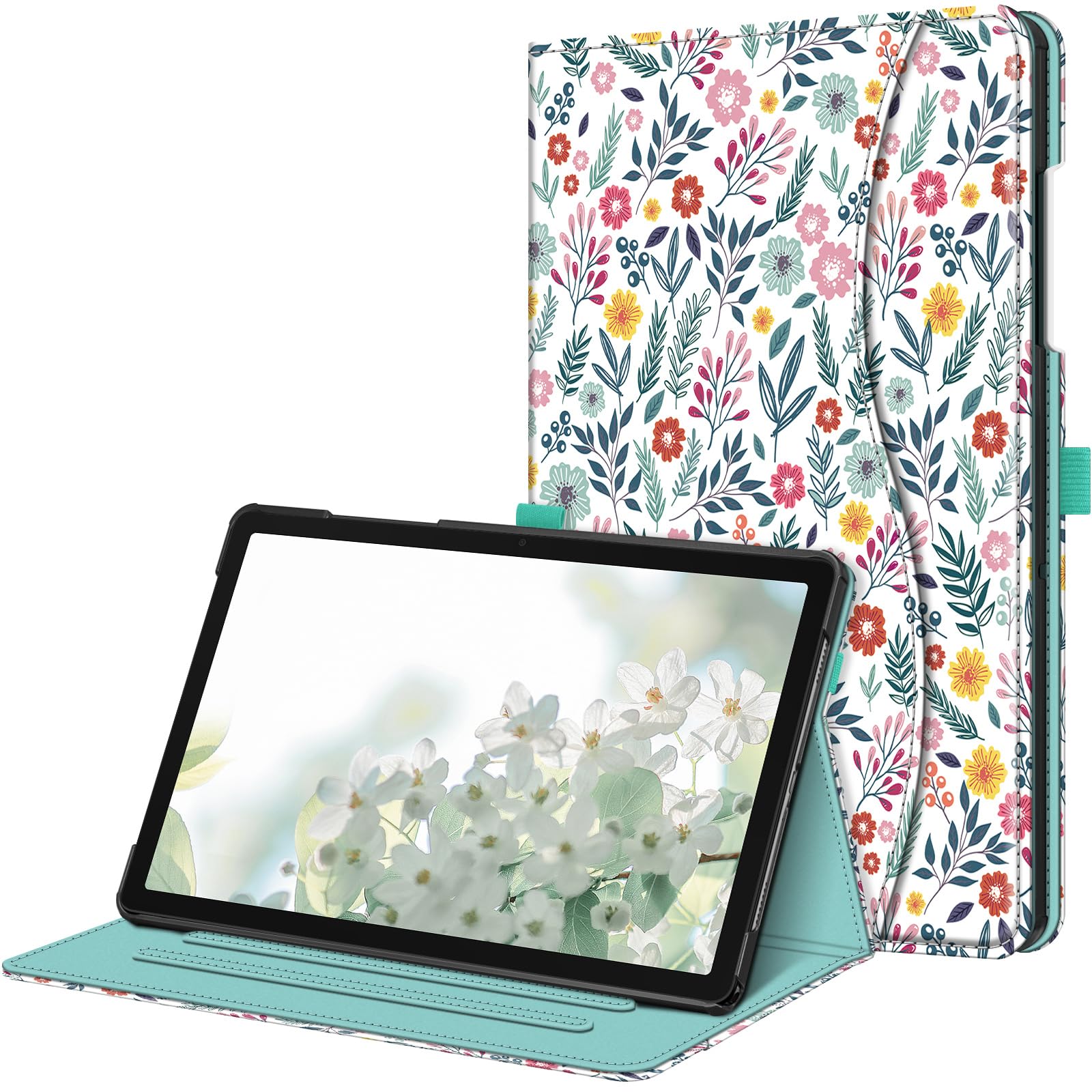 Fintie Case for Samsung Galaxy Tab A11+ Plus 11 Inch 2025/ A9+ Plus 2023, Multi-Angle Viewing Smart Stand Back Cover with Pocket Auto Wake/Sleep,