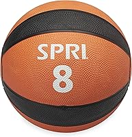 Vista 1 de SPRI Pelota medicinal - Pelota de entrenamiento de ejercicio para entrenamiento de resistencia - Superficie texturizada resistente de paredes