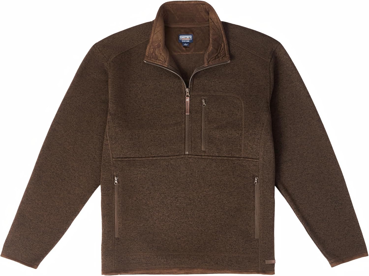 Smith's Workwear mens Sweater Fleece Quarter Zip Pullover - Image 9