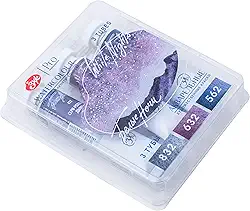 White Nights Conjunto de aquarela profissional de grau de artista extra fino 3 x tubos de 10 ml cores granuladas por Nevskaya Palitra (espaço)