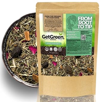 Healthy Hair Growth Loose Leaves Tea w/ Horsetail, Nettle Leaf, Rosemary For Strong Resilient Hair & Scalp | Organic Herbal Tea | 2 oz 57 gram | Decaf, Vegan, Healthy, No Caffeine, Herbs, ZERO