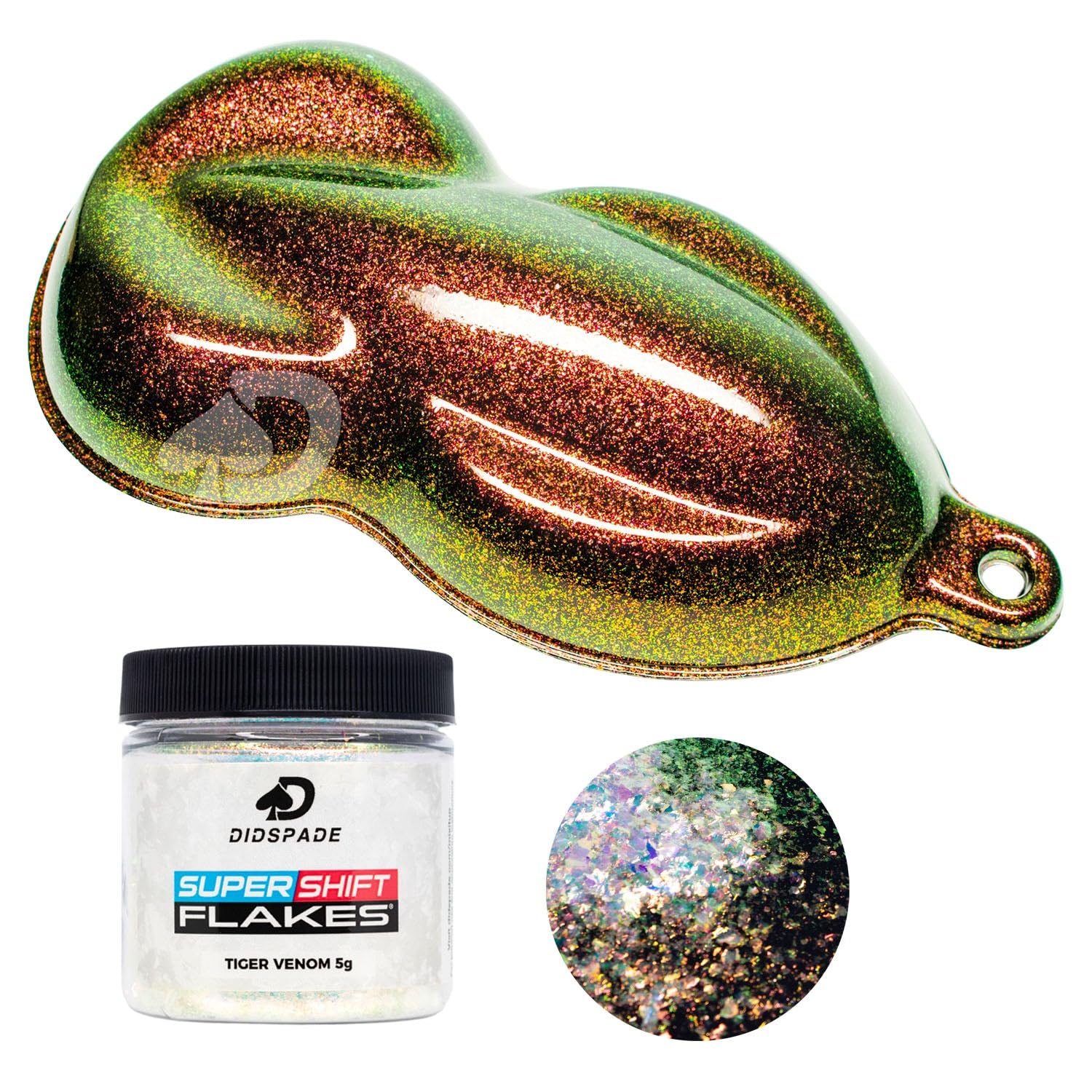 Amazon.com: Tiger Venom SuperShift Flake 5g Orange Gold Green