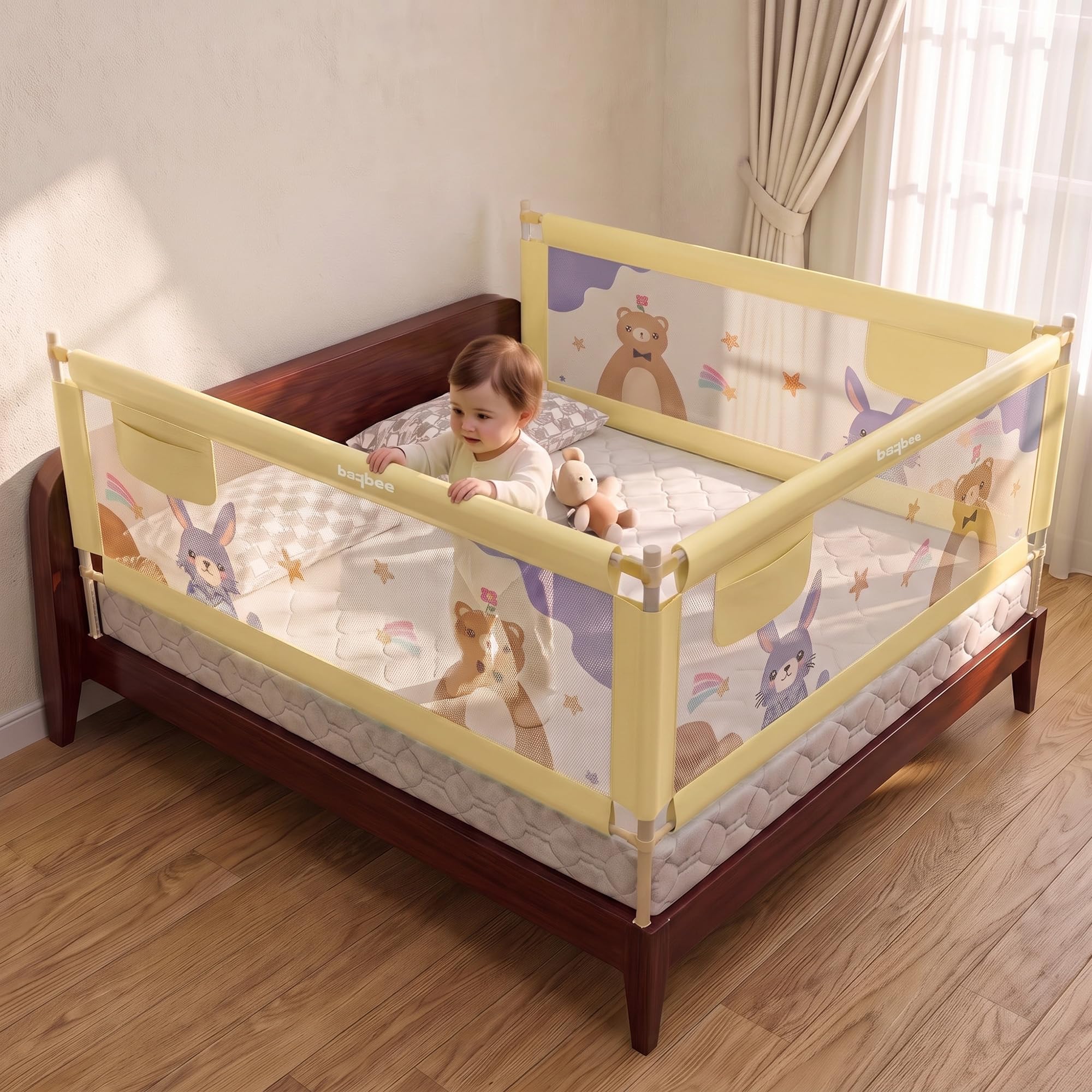 Baby Bed Rail Guard - Adjustable Safety Rail -13 Baby Bed Rail Guard - Adjustable Safety Rail -13