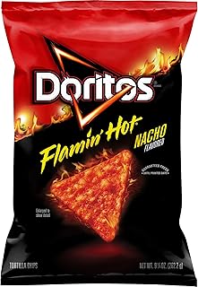 Tortilla Chips Flamin' Hot Nacho, 9.25 Oz