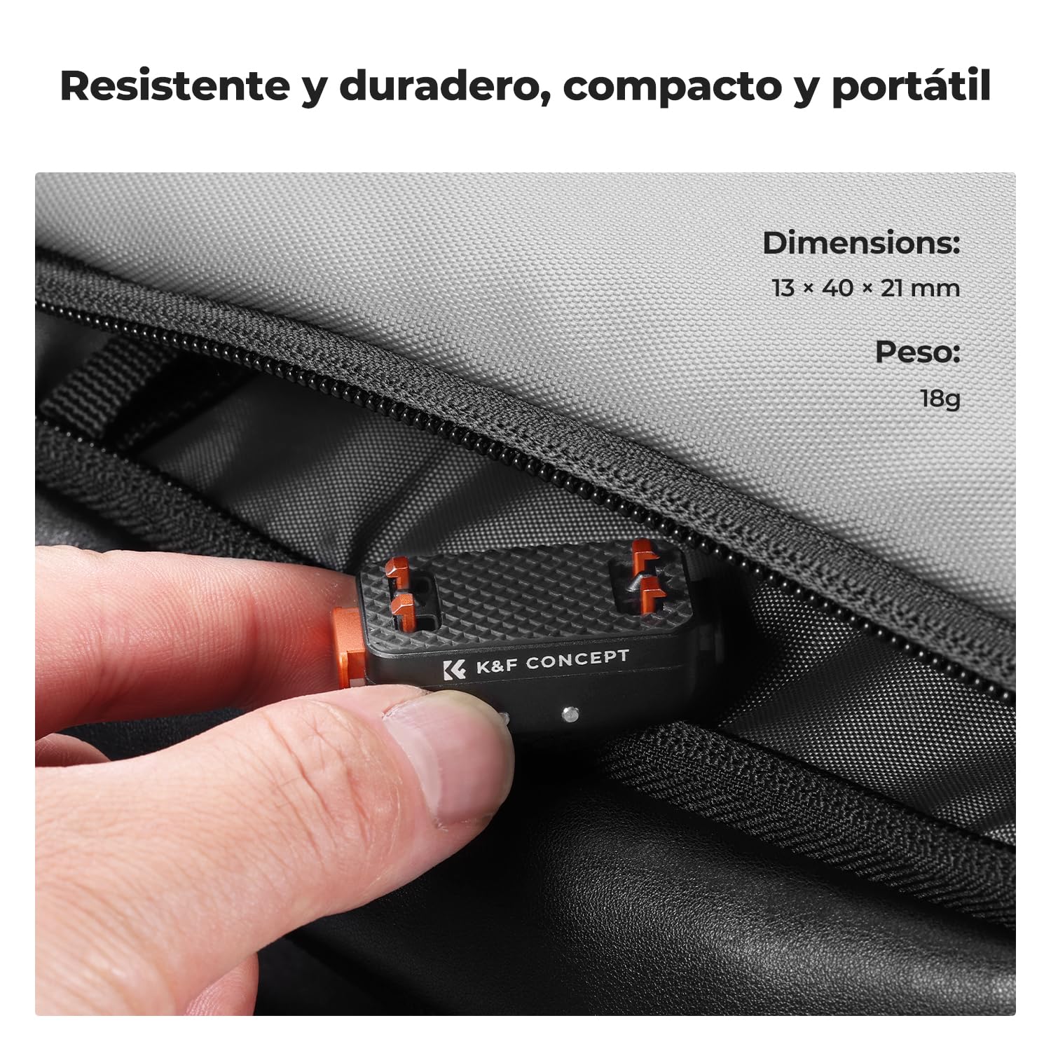 K&F CONCEPT Soporte magnético de liberación rápida Compatible con Insta360 X5, con Rosca de 1/4 Pulgada/conexión Mediante Adaptador/Cierre de Seguridad, Base de Aluminio para Ace Pro 2/X4 Air