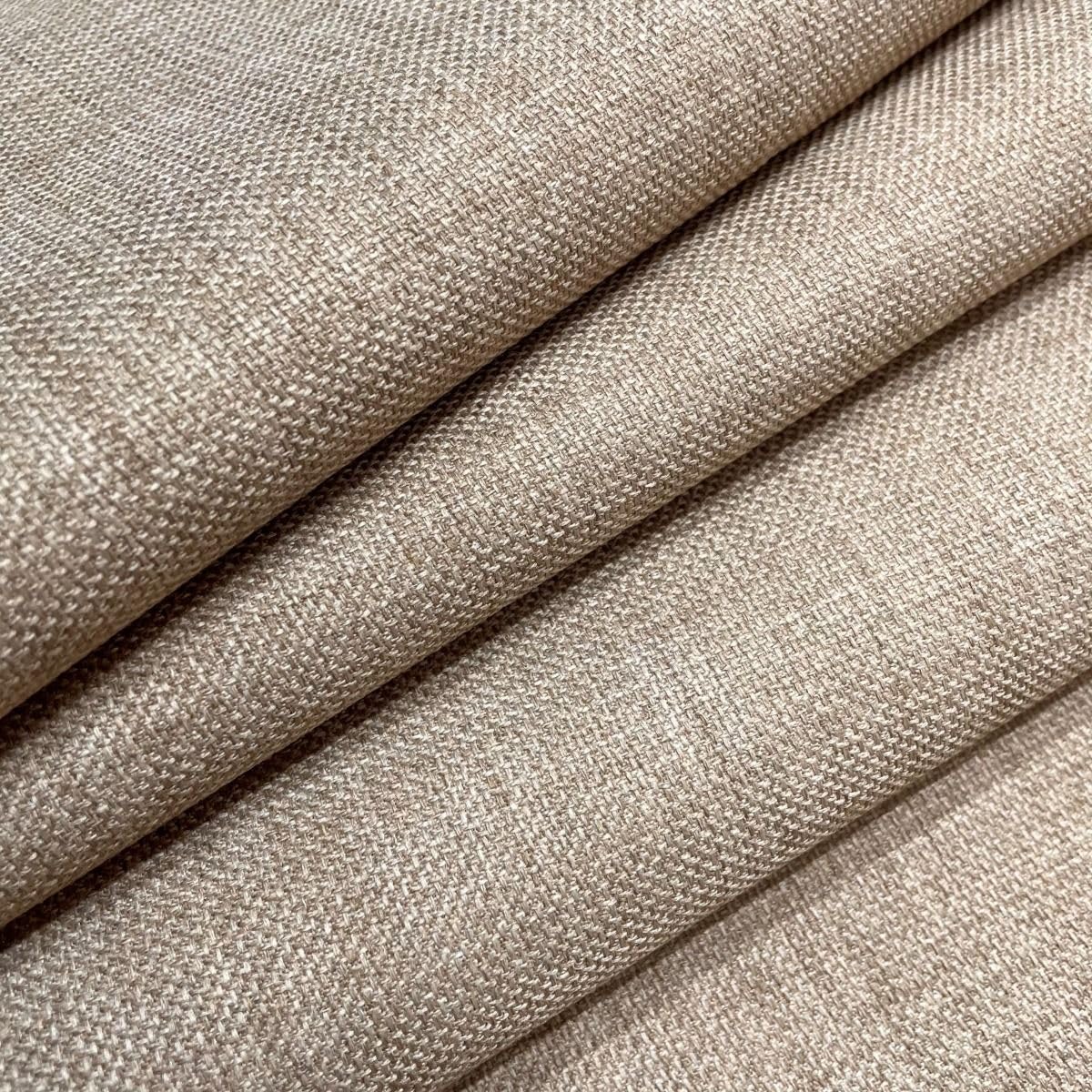 Cream Linen Look Designer Soft Plain Curtain Cushion Sofa Upholstery Fabric Material Sold by The METRE
