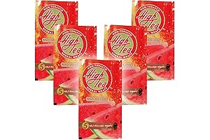 High Tea Mad Melon: 25 Non-Addictive Self-Rolling Wraps Made from Tea Leaves