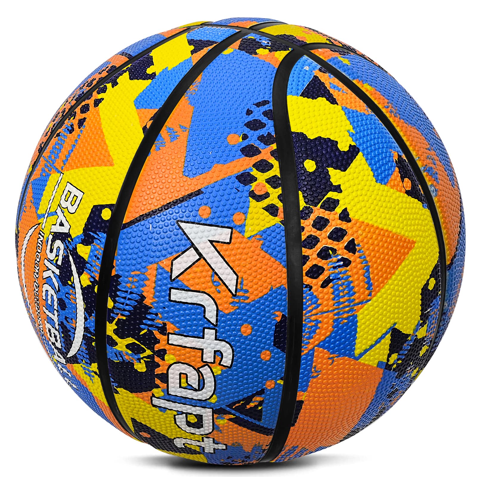 Mini ballon de basket pour enfant - Taille 5 - Idéal pour les jeunes mains des enfants - Pour l'entraînement - Ballon de basket souple avec surface adhérente