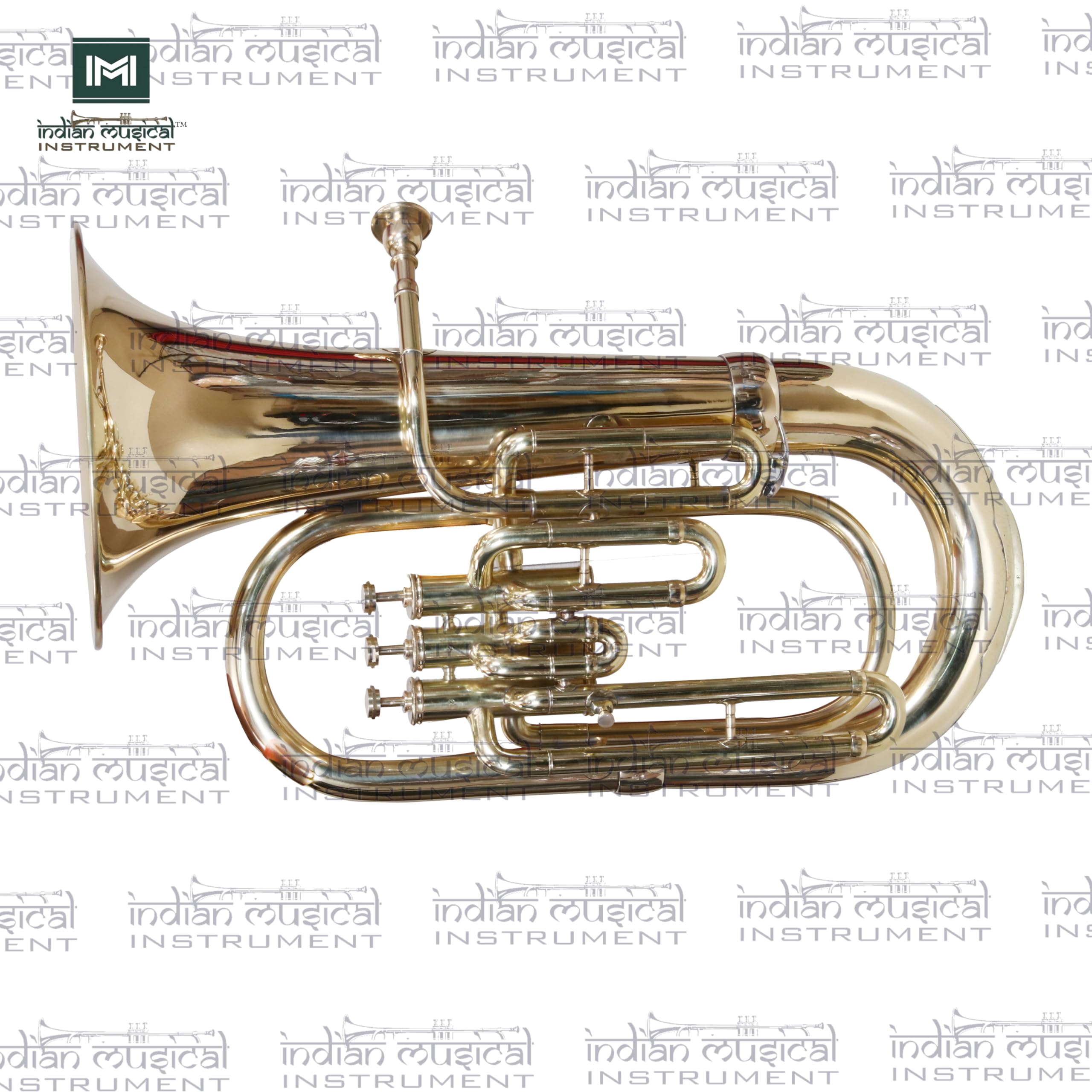 Euphonium Instrument en laiton à 3 valves avec tonalité chaude, valves lisses, pour musiciens et étudiants