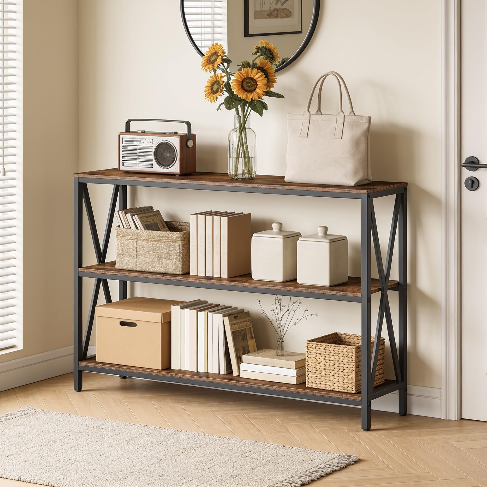 MAHANCRIS 55' Industrial Console Table