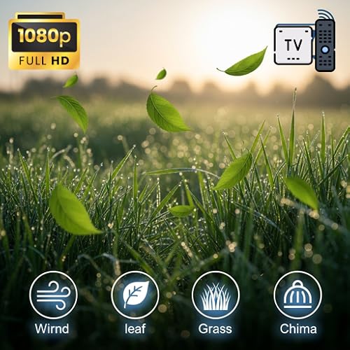 Deep Calm Collection 4K – Wind, Leaves, Meadow & Spa Chimes TV Screensaver