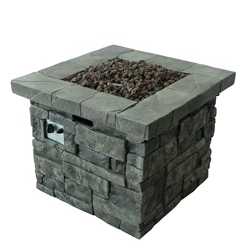 Christopher Knight Home Angeles Outdoor Square Fire Pit - 40,000