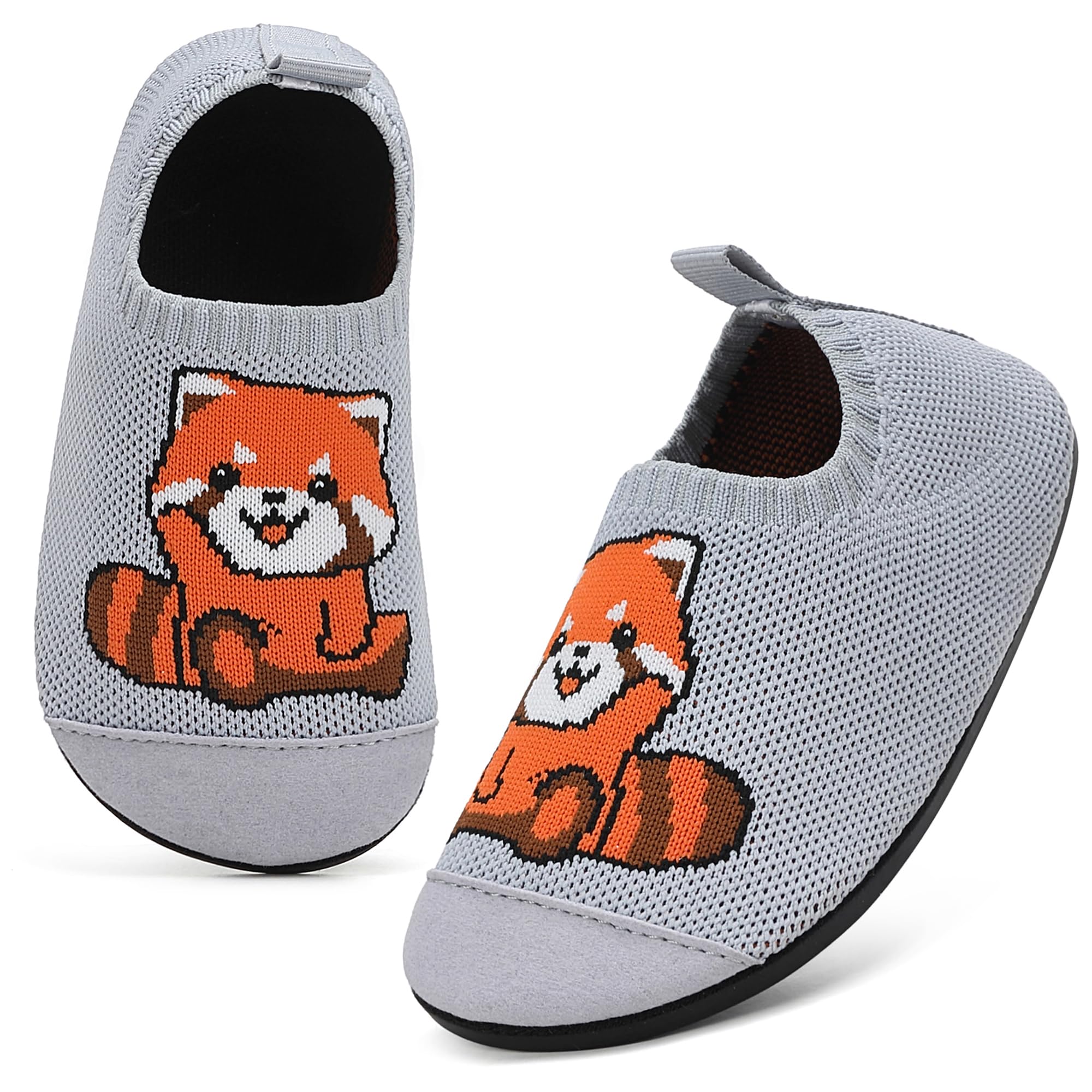 VOLHAL Hausschuhe Kinder Junge Leichte Rutschfeste Indoor Pantoffeln Mädchen Weich barfuss für Lauflernschuhe Kindergarten Slippers