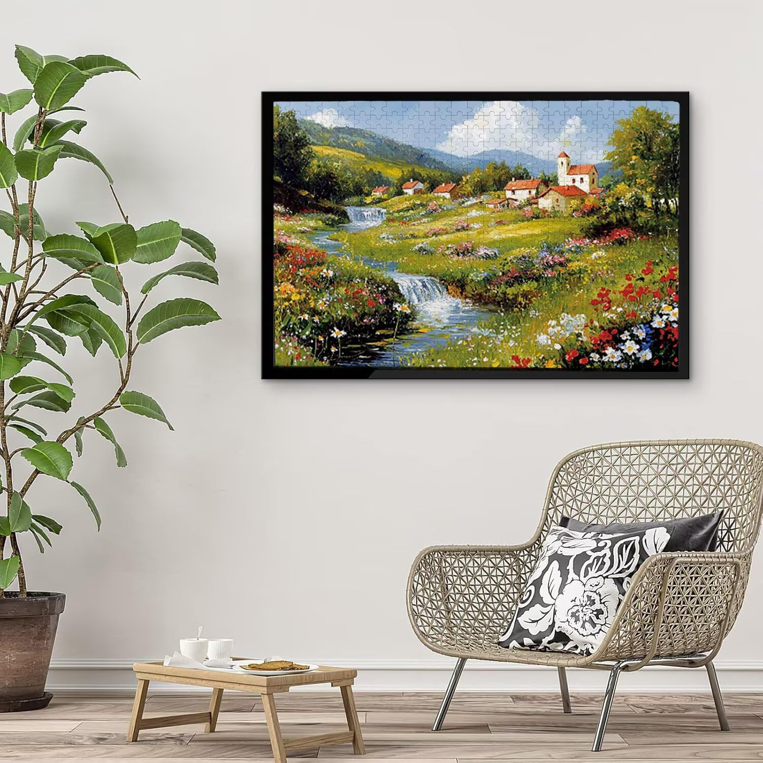 Puzzle in Legno per Adulti 1500 Pezzi | Vista| Giocattoli Educativi | Puzzle Adulti E Famiglie Decor | Dimensione Di 87x57cm | Regalo Adultis | Regali Natale (Formato: 34.8x22.8in) o-191