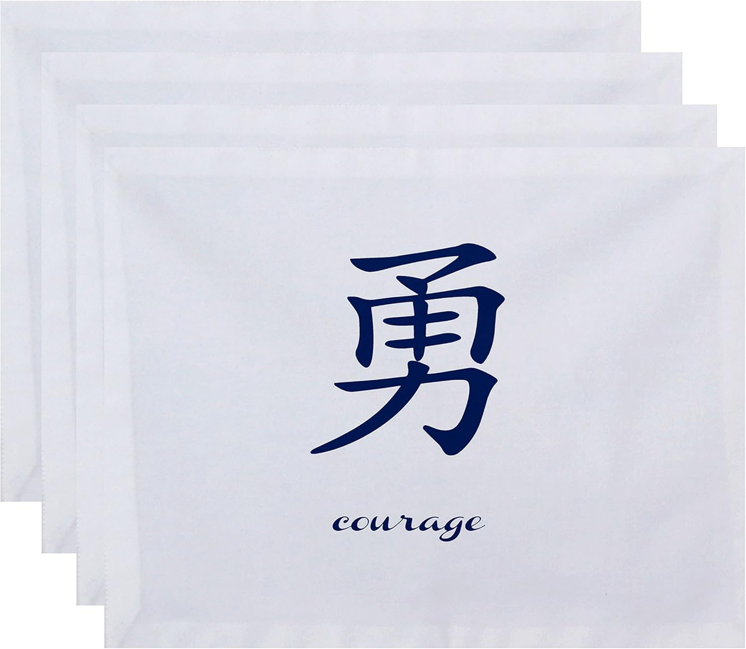 PT4WN508BL40 18x14-inch, Courage, Word Print Placemat, Blue