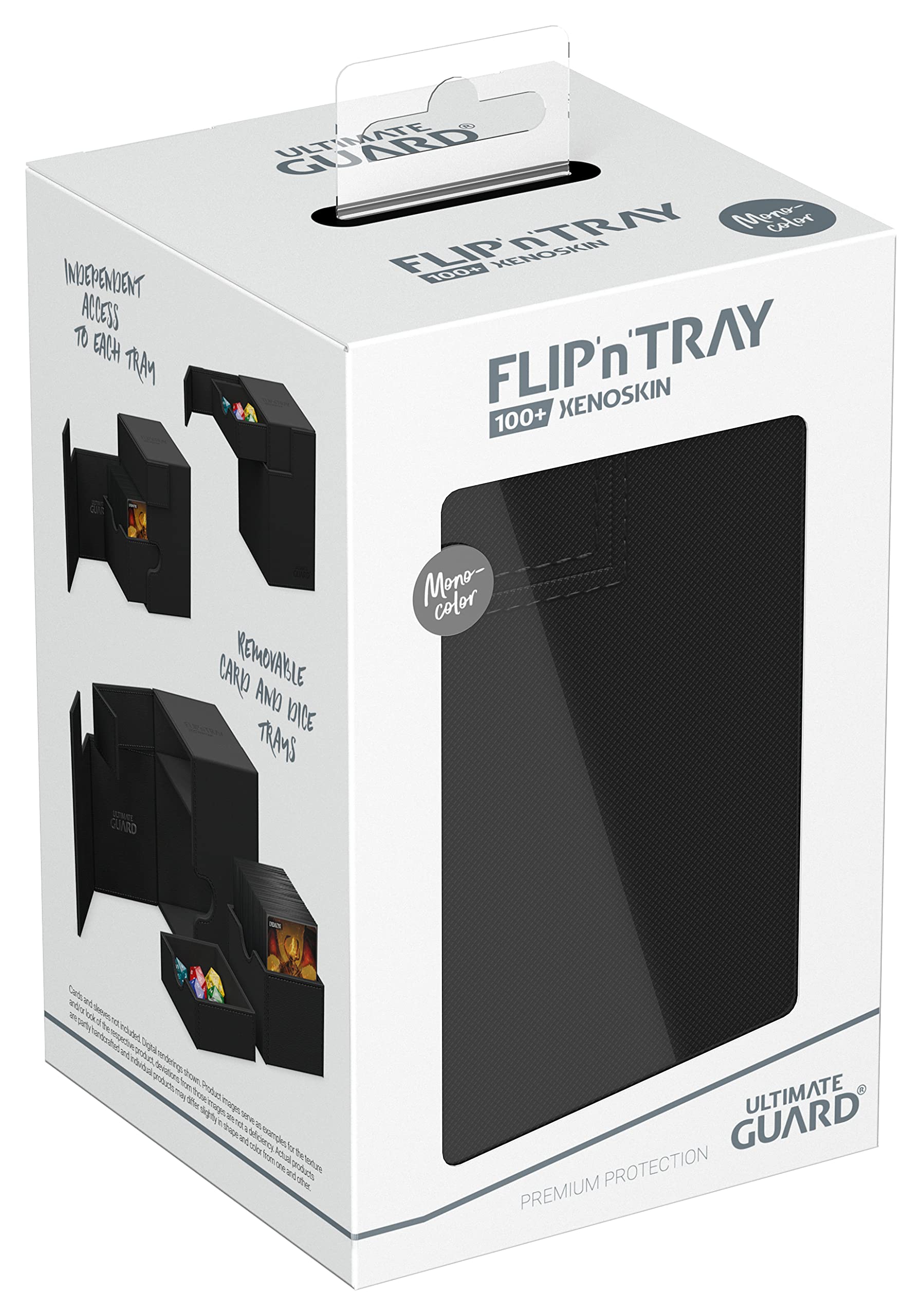 Ultimate Guard Flip`n`Tray 100+ XenoSkin Monocolor Black - Image 2