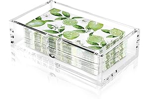 LotFancy Acrylic Napkin Holder: Stylish and Functional Paper Towel Dispenser for Modern Bathrooms and Kitchens