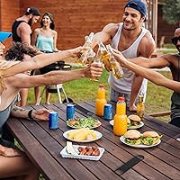 Vista 5 de 30 abridores de botellas planos de 7 pulgadas, de acero inoxidable, negro, abridor de botellas de cerveza, hoja de barra resistente, abrebotellas