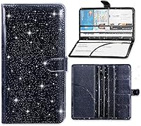 Vista 12 de Soporte para Registro de Coche y Tarjeta de Seguro, Portadocumentos para Tarjetas, Organizador de Guantera para Licencia de Vehículo y Documentos