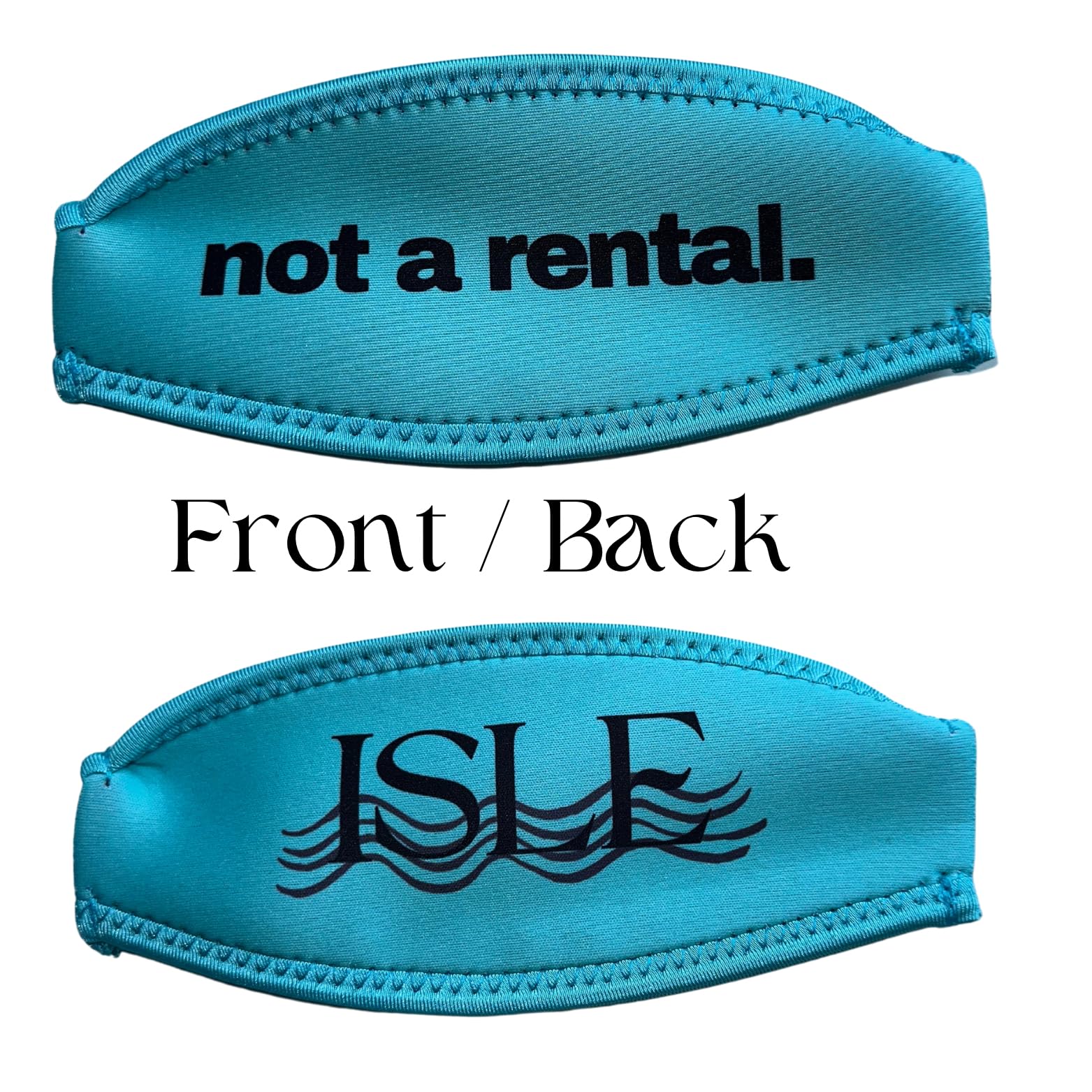 Aqua Lime Green Scuba Snorkel Mask Strap Cover