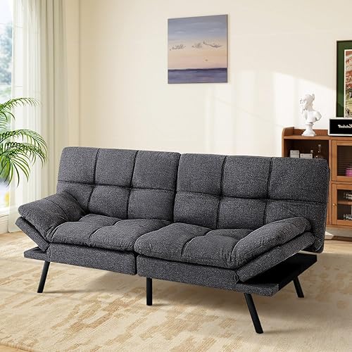 Miniatura 9 de MUUEGM Sofá FQ-SF-534-Brown-1, sofá marrón nuevo