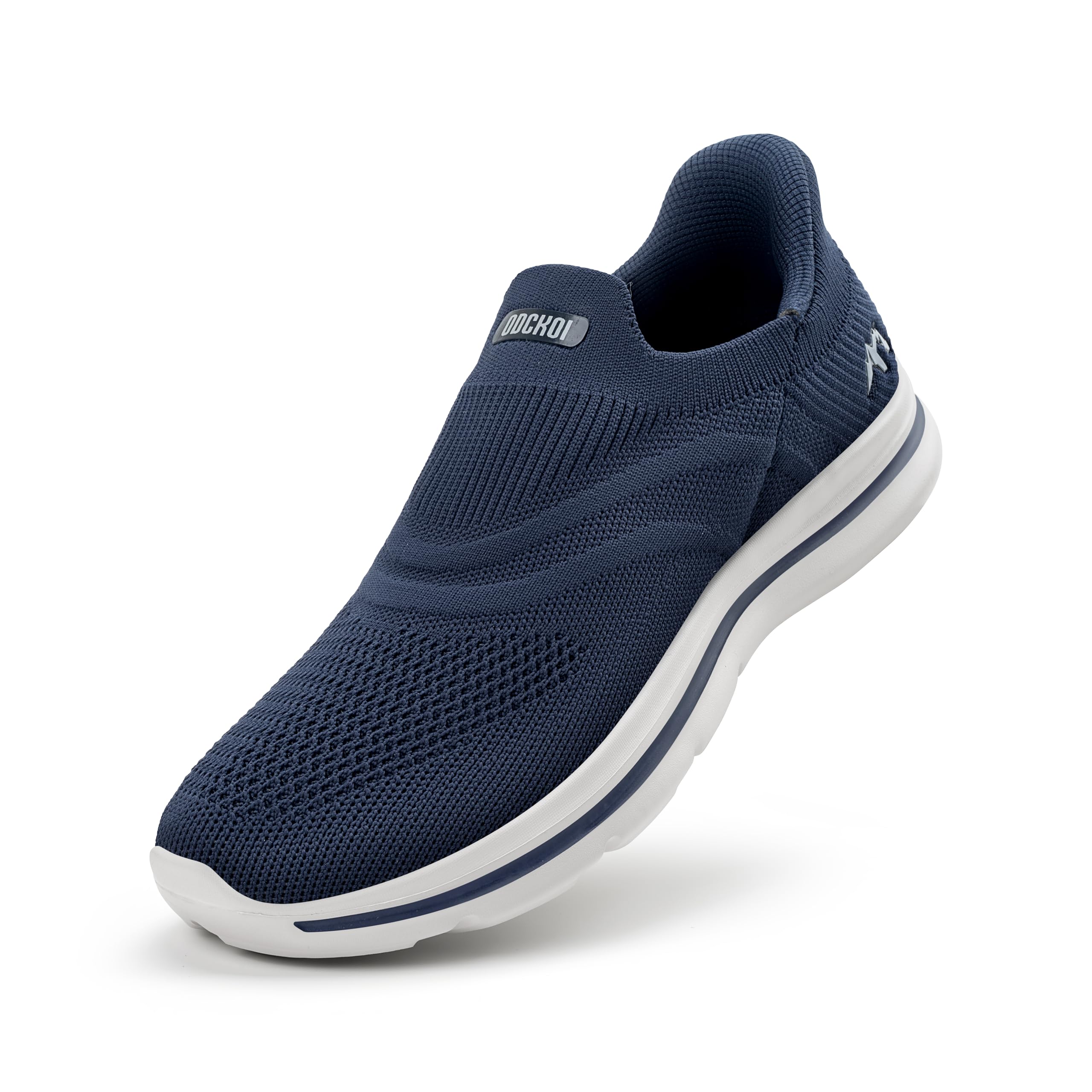 ODCKOI Mens Slip On Shoes Hands Free Lightweight Walking Shoes Non-Slip Wide Toe Box Sneaker Athletic Gym Training Shoes