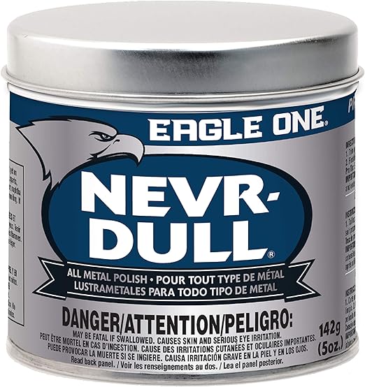 Eagle One NevrDull Wadding Metal Polish, Chrome Restoration, for