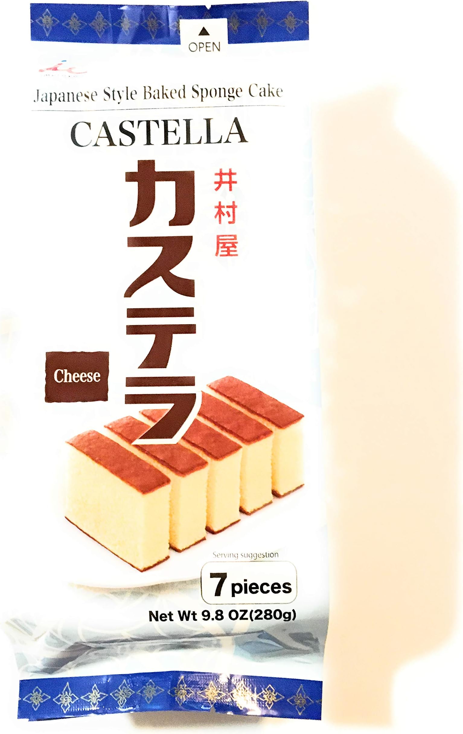 Japanese Style Castella Sponge Cake 9.8 Oz(Cheese）